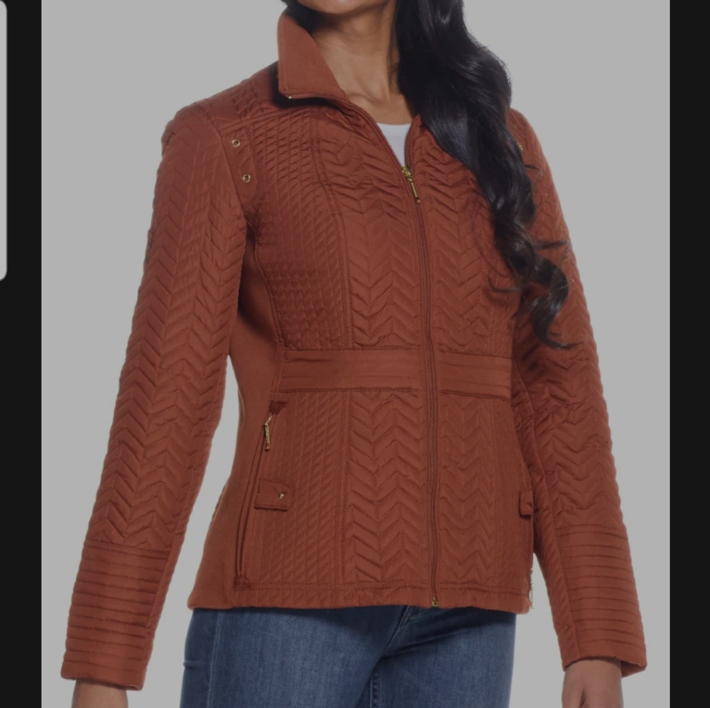 Weatherproof Cinnamon Quilted Coat - Picture 16 of 16